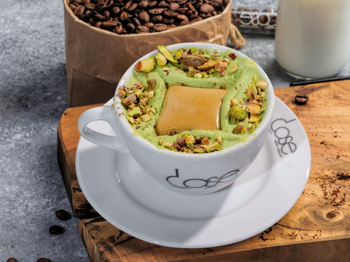 affogato pistachio