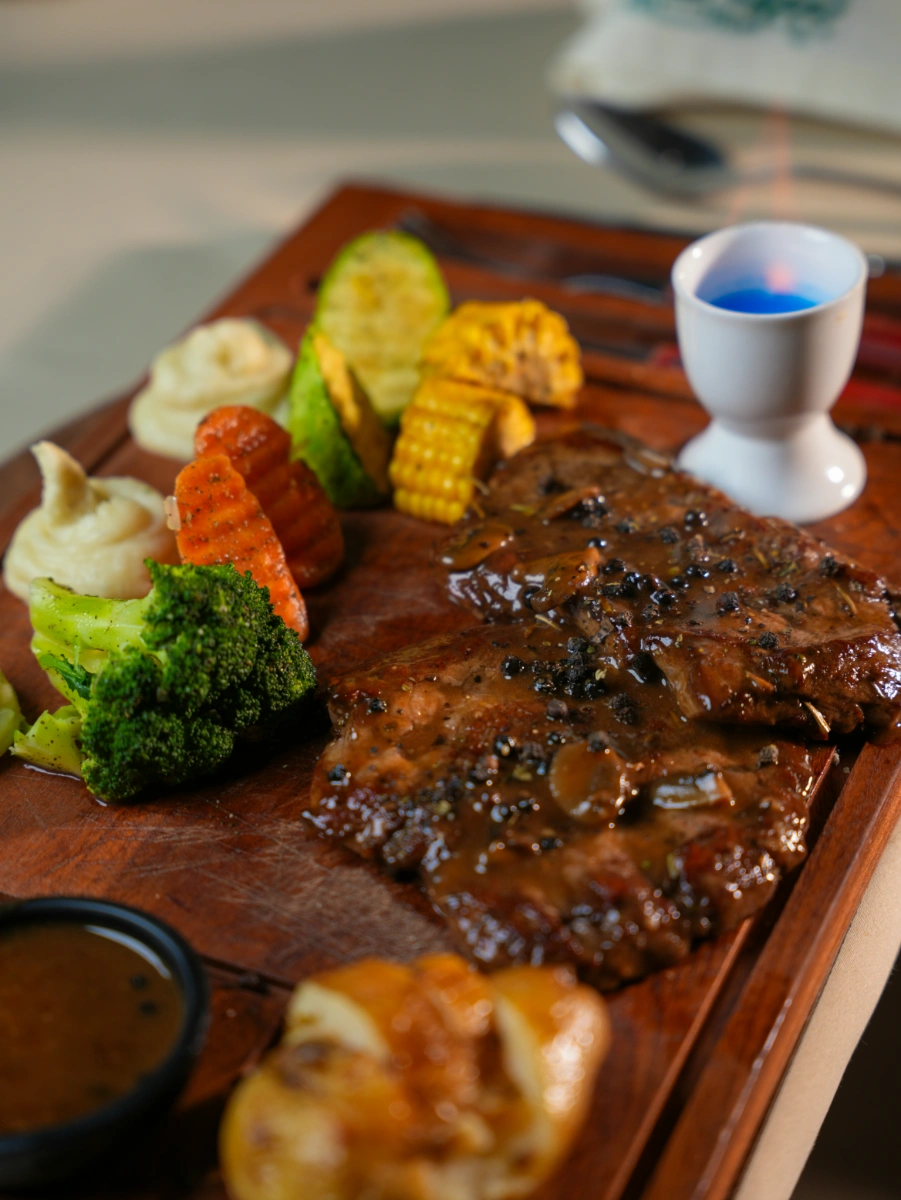 Steak au poivre