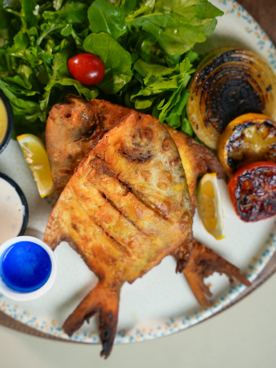 سمك زبيدي على الرز