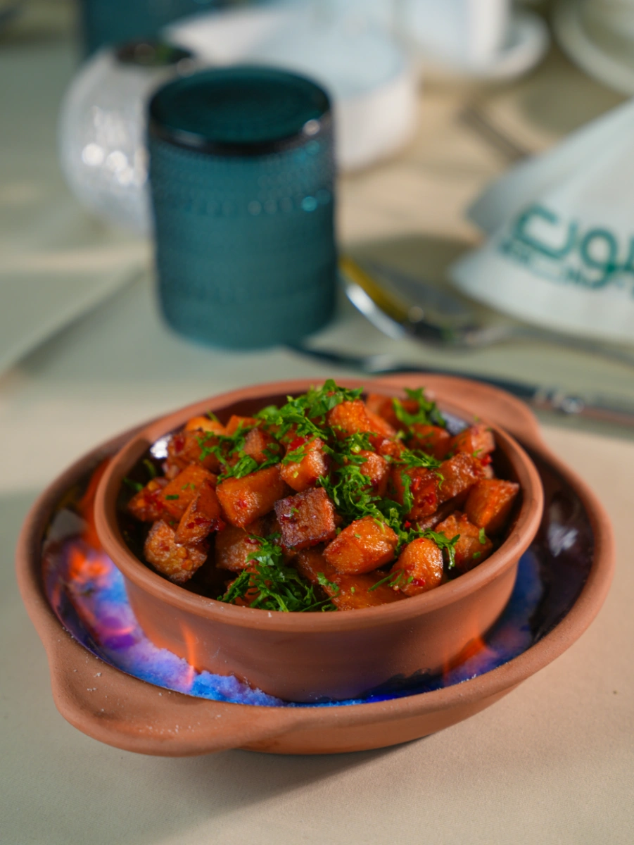 بطاطا حارة