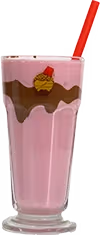 ميلك شيك فراولة